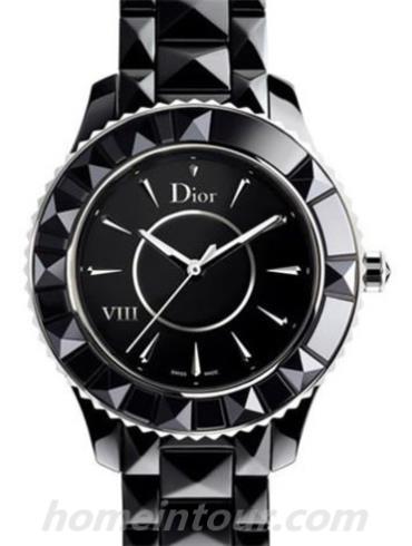 迪奥CD1231E0C001女表-黑色表带/表径33mm
