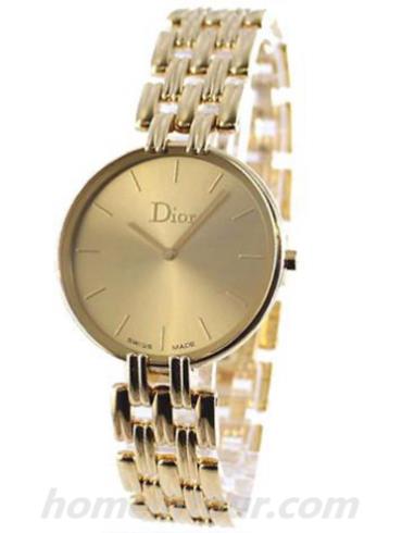迪奥CD094180M001女表-金色表带/表径35mm