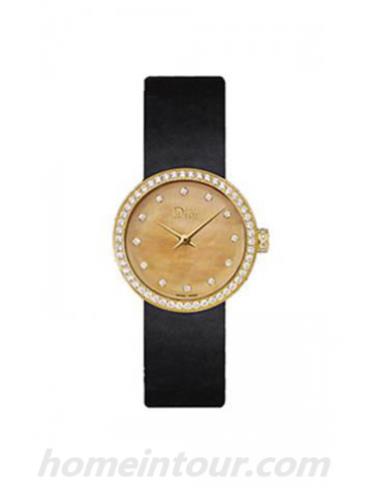 迪奥CD047150A001女表-黑色表带/表径25mm