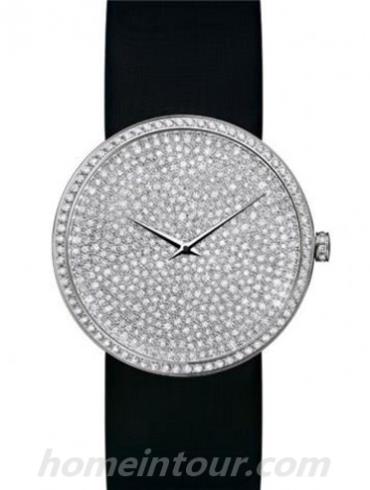 迪奥CD045960A001女表-黑色表带/表径42mm