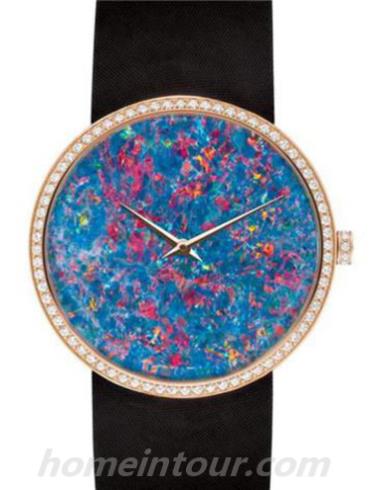 迪奥CD043970A003女表-黑色表带/表径38mm