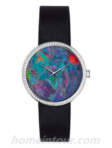 迪奥CD043960A001女表-黑色表带/表径38mm