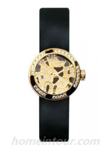 迪奥CD040151A001女表-黑色表带/表径19mm