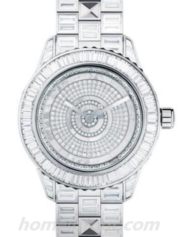 迪奥CD114561M001女表-银色表带/表径38mm