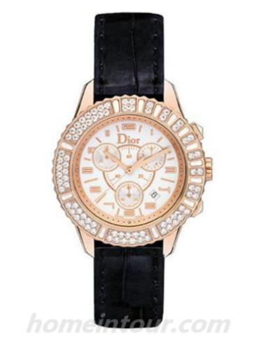 迪奥CD114370A003女表-黑色表带/表径38mm