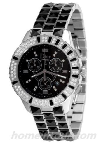 迪奥CD11431CM001女表-黑色表带/表径38mm