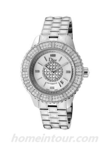 迪奥CD113512M001女表-银色表带/表径33mm