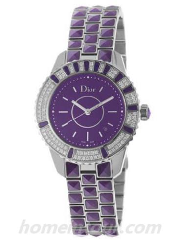 迪奥CD11311JM001女表-紫色表带/表径33mm
