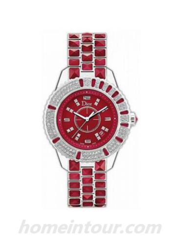迪奥CD11311HM001女表-红色表带/表径33mm