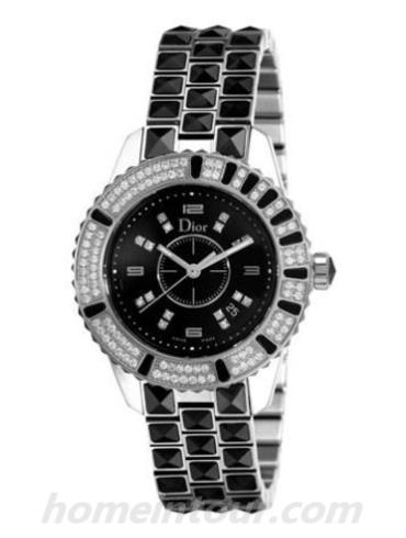 迪奥CD113119M001女表-黑色表带/表径33mm
