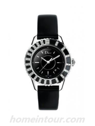 迪奥CD113115A001女表-黑色表带/表径33mm