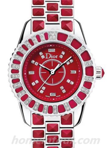 迪奥CD11211DM001女表-红色表带/表径28mm