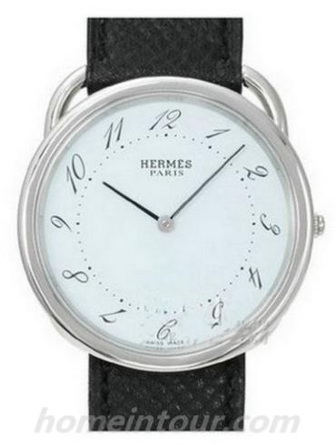 爱马仕AR4.710.130_UNO女表时间暂停系列-黑色表带/表径33mm