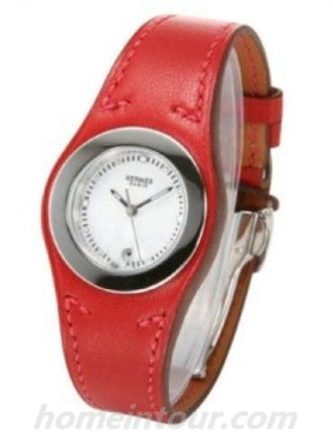 爱马仕HA3.210.130_GRM女表Hermes系列-红色表带/表径31mm