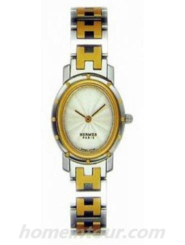 爱马仕CO1.220.220_3787_女表Hermes系列-间金色表带/表径—mm