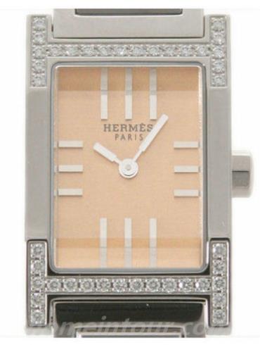 爱马仕TA1.230.480_3800女表Tandem系列-银色表带/表径24x19mm