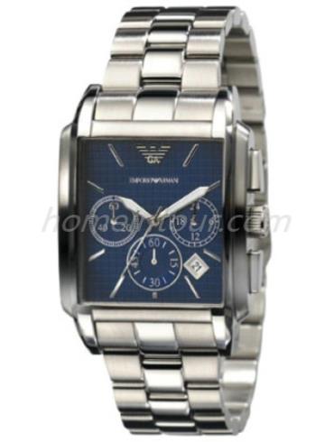 阿玛尼AR0480男表时尚男表系列-银色表带/表径&#8211;