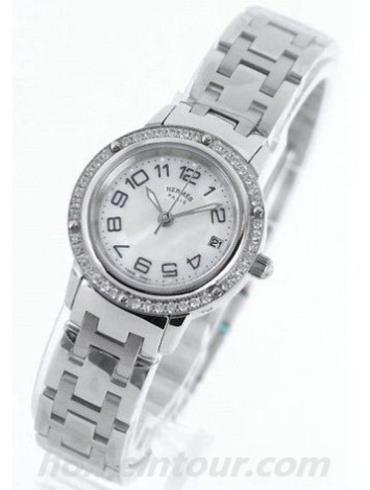 爱马仕CP1.230.212_4969女表PM系列-银色表带/表径24mm