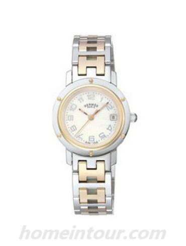 爱马仕CL4.221.212_3824女表PM系列-间金色表带/表径24mm