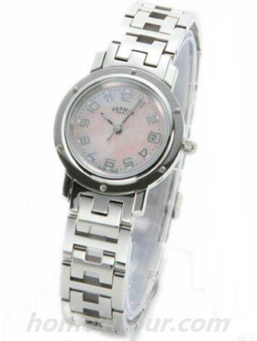 爱马仕CL4.210.214_3821女表PM系列-银色表带/表径24mm