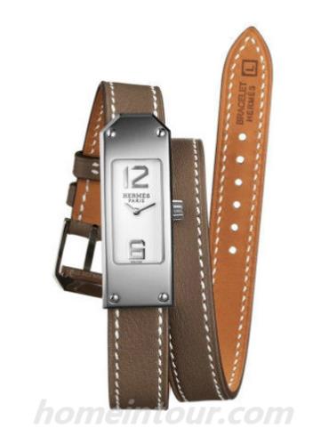 爱马仕027561WW00女表Kelly系列-棕色表带/表径—mm