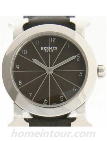 爱马仕HR1.210.330_VBN女表H Hour系列-黑色表带/表径25mm