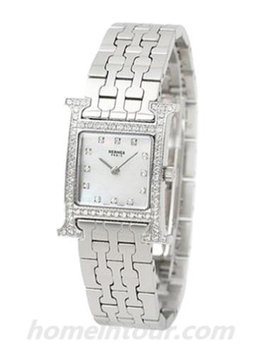 爱马仕HH1.230.283_4804女表H Hour系列-银色表带/表径30x21mm