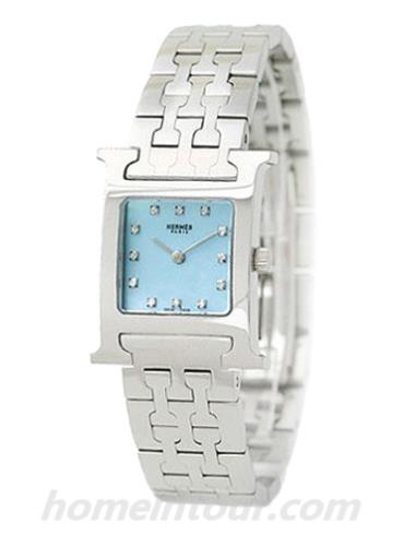 爱马仕HH1.210.284_4804女表H Hour系列-银色表带/表径30x21mm