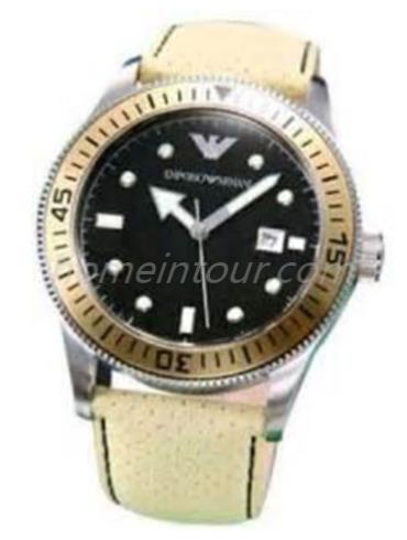 阿玛尼AR0554男表时尚男表系列-黄色表带/表径&#8211;