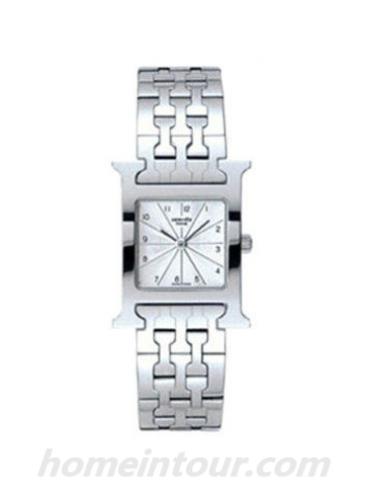 爱马仕HH1.210.260_4804女表H Hour系列-银色表带/表径30x21mm