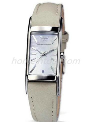 阿玛尼AR5591女表时尚女表系列-白色表带/表径&#8211;