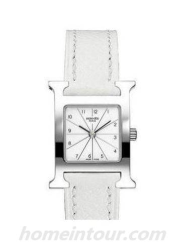 爱马仕HH1.210.132_UBC女表H Hour系列-白色表带/表径30x21mm