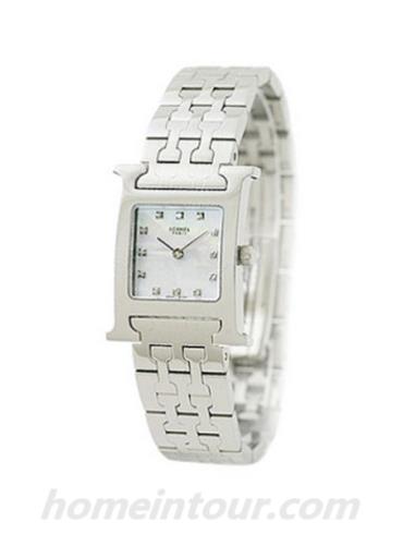 爱马仕HH1.210.132_4804女表H Hour系列-银色表带/表径30x21mm