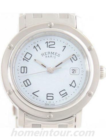 爱马仕CL6.410.130_3831男表Clipper系列-银色表带/表径31mm