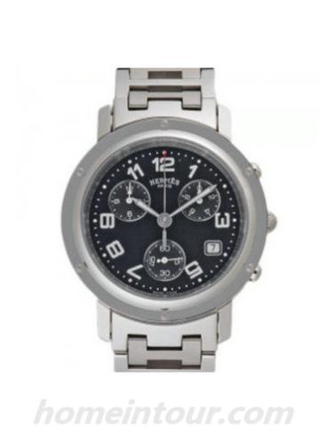 爱马仕CL1.910.330_3829男表Clipper系列-银色表带/表径38.5mm