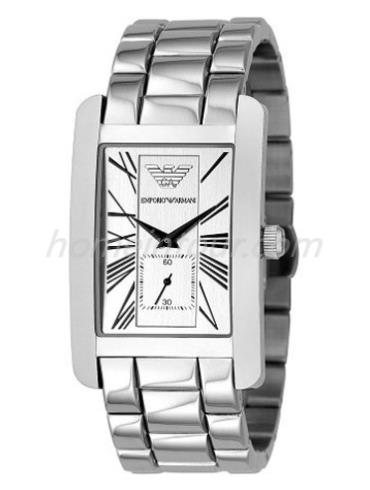 阿玛尼AR0919男表时尚男表系列-黑色表带/表径&#8211;