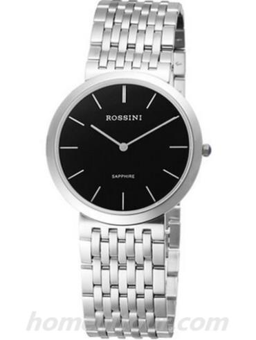 罗西尼5387W04B女表雅尊商务系列-银色表带/表径35.5mm