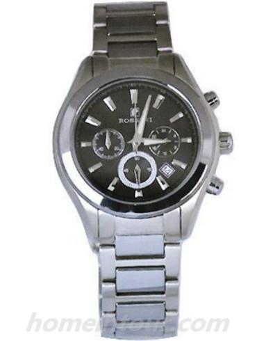 罗西尼5431W04B男表雅尊商务系列-银色表带/表径41mm