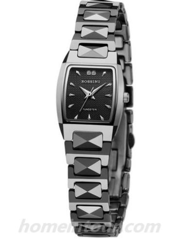 罗西尼1372女表雅尊商务系列-黑色表带/表径20mm