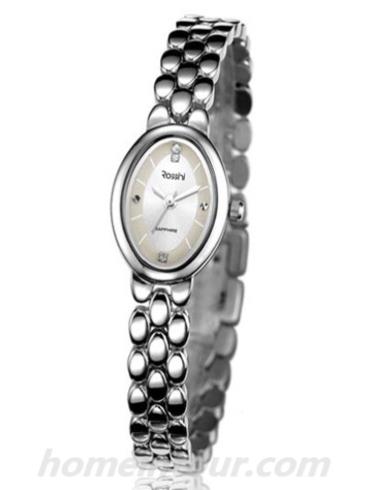 罗西尼1388W01A女表典美时尚系列-银色表带/表径17mm