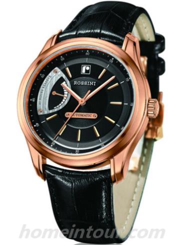 罗西尼5615G04C男表雅尊商务系列-黑色表带/表径41mm