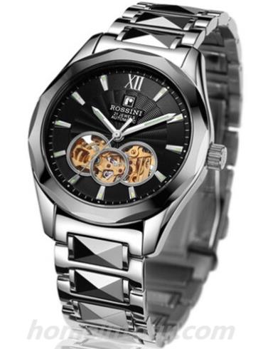 罗西尼5443W04C男表雅尊商务系列-银色表带/表径40mm