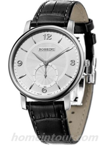 罗西尼SR6461W01A男表雅尊商务系列-黑色表带/表径38mm