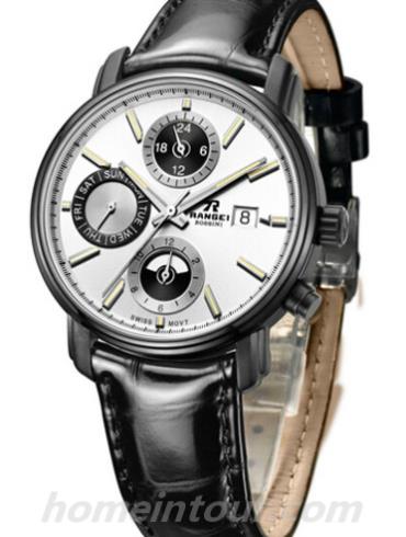 罗西尼YD5571B01A男表锐冠运动系列-黑色表带/表径41mm