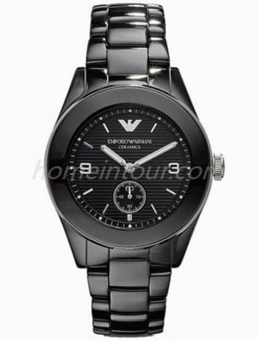 阿玛尼AR1422女表时尚系列-黑色表带/表径&#8211;