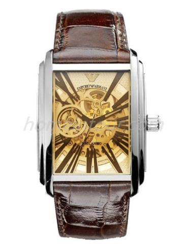 阿玛尼AR4230男表时尚男表系列-棕色表带/表径&#8211;