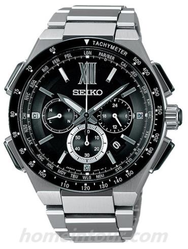 精工SAGA205男表Brightz系列-银色表带/表径48.6mm x 42.3mm x 11.4mm