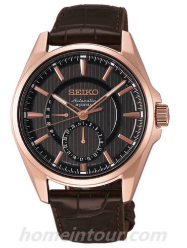 精工SARW010男表Presage系列-棕色表带/表径48mm x 39.5mm x 12.5mm