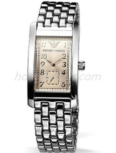 阿玛尼AR0106男表时尚男表系列-银色表带/表径&#8211;