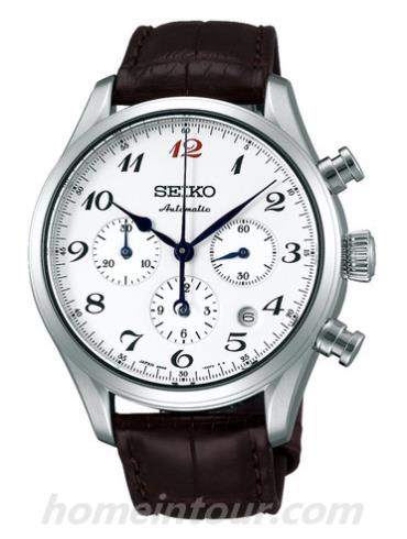 精工SARK001男表Presage系列-棕色表带/表径49.5mm x 42mm x 15.2mm